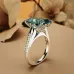Anillo Circonita Verde