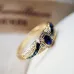 Anillo Zirconia Azul