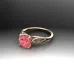Anillo Vid & Flor Rojo