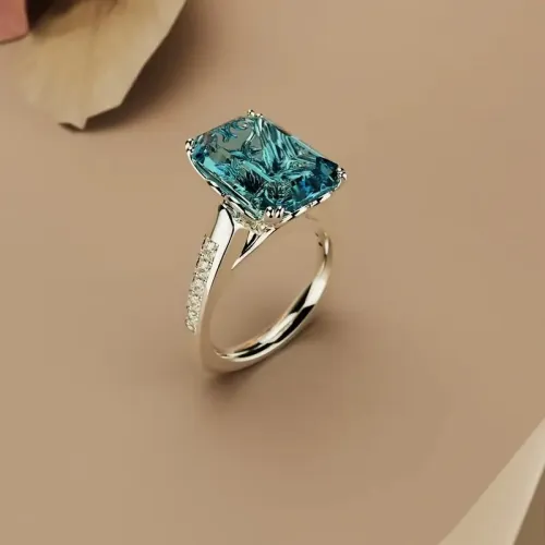 Anillo Circonita Verde